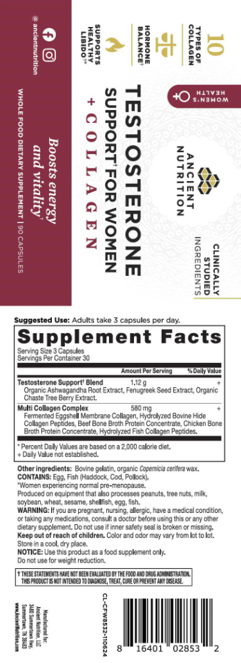 Testosterone Support for Women + Collagen