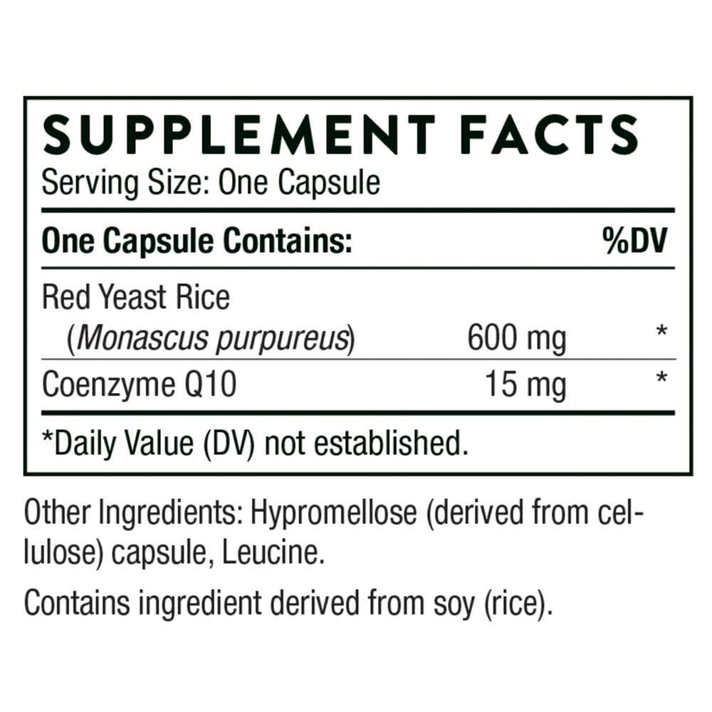 Red Yeast Rice + CoQ10 (formerly Choleast)