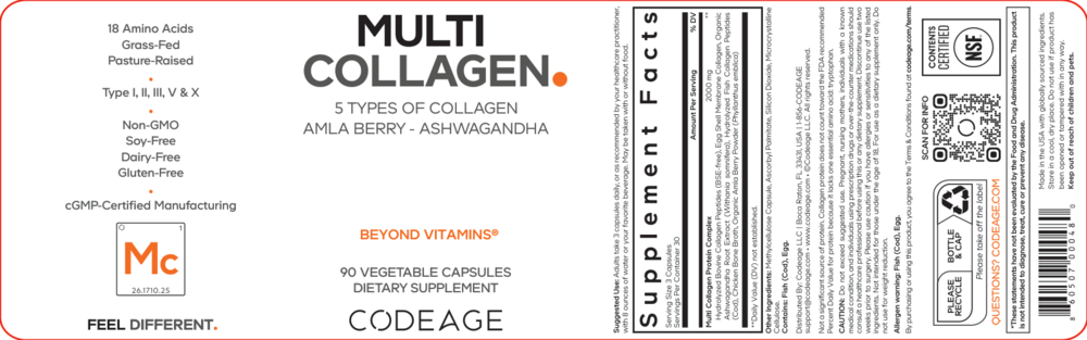 Multi Collagen Capsules by Codeage