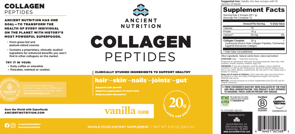 Ancient Nutrition Collagen Peptides