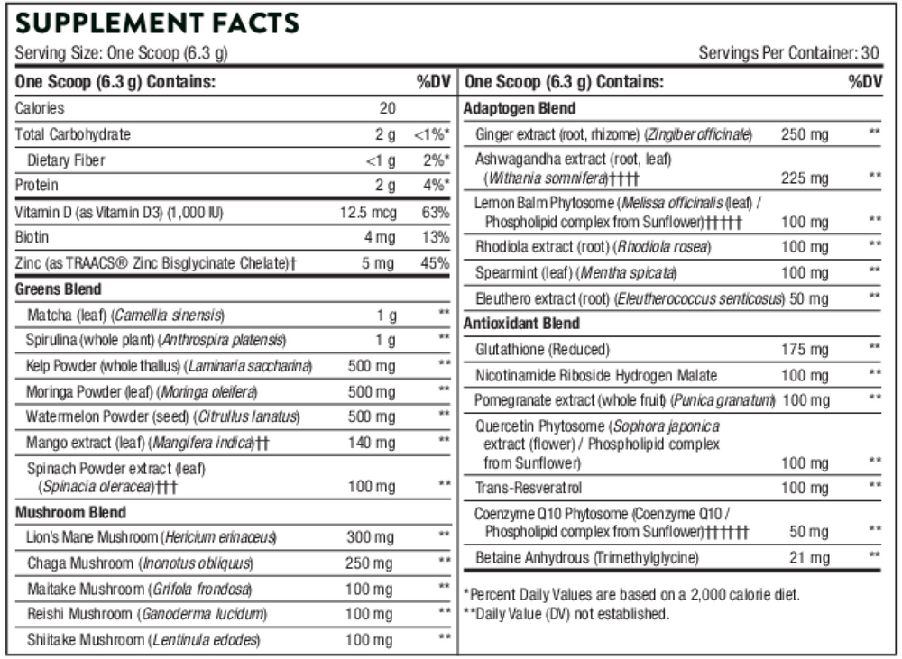 Daily Greens Plus by Thorne