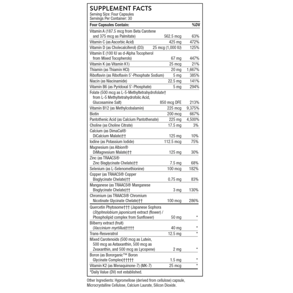 Advanced Nutrients by Thorne (240 caps)
