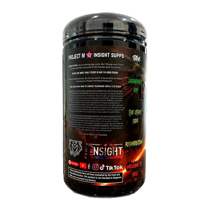 Judgement Day Extreme Pre-Workout 25 Servings
