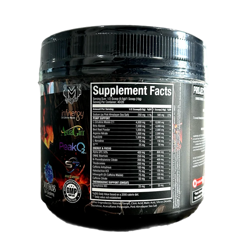 Godslayer Extreme Pre-Workout 40/20 Servings