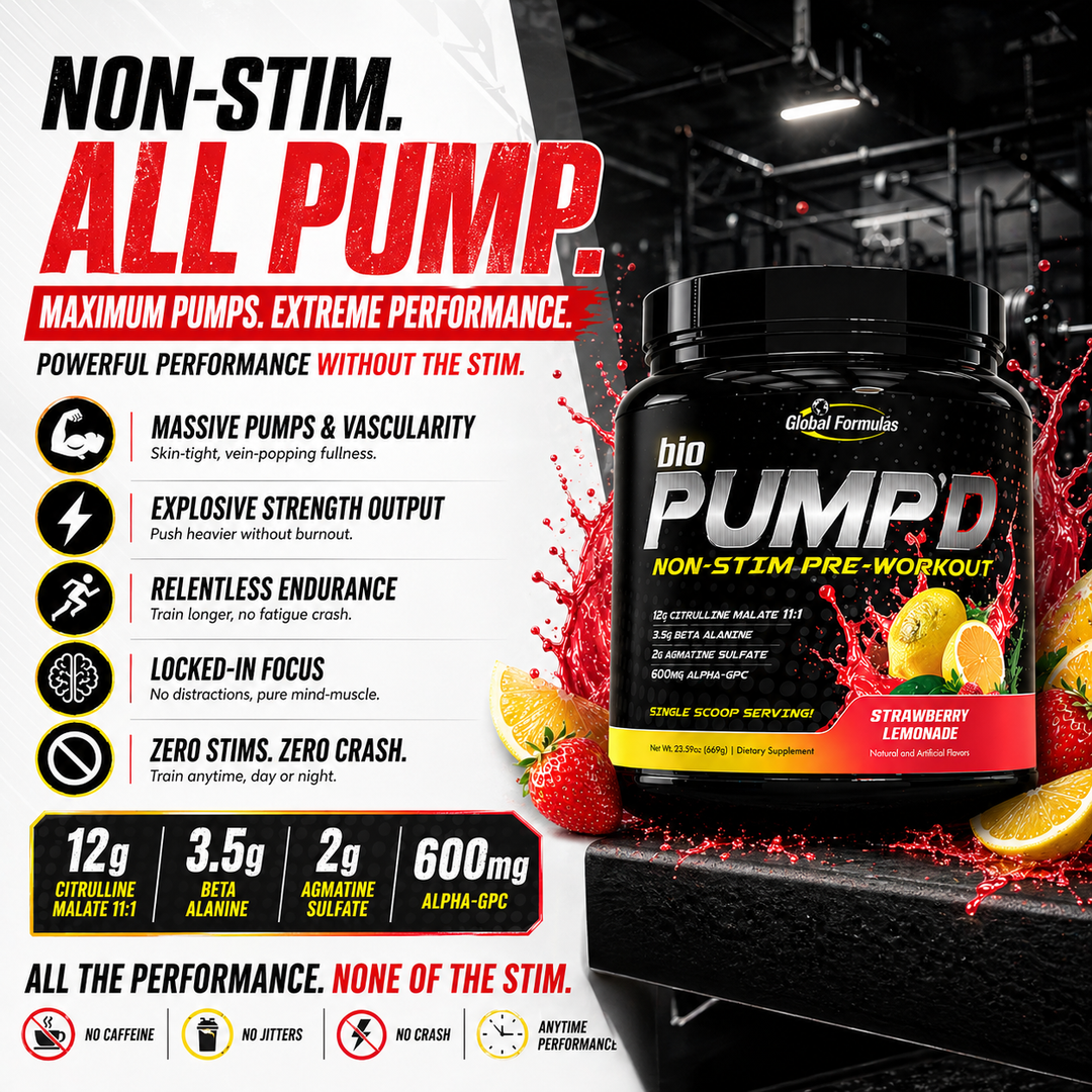 bioPUMP'D - Extreme PUMP Non-Stim Pre-Workout