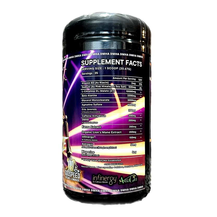 Speedforce Extreme High Pump Mid-Stim Pre-Workout 25 Servings