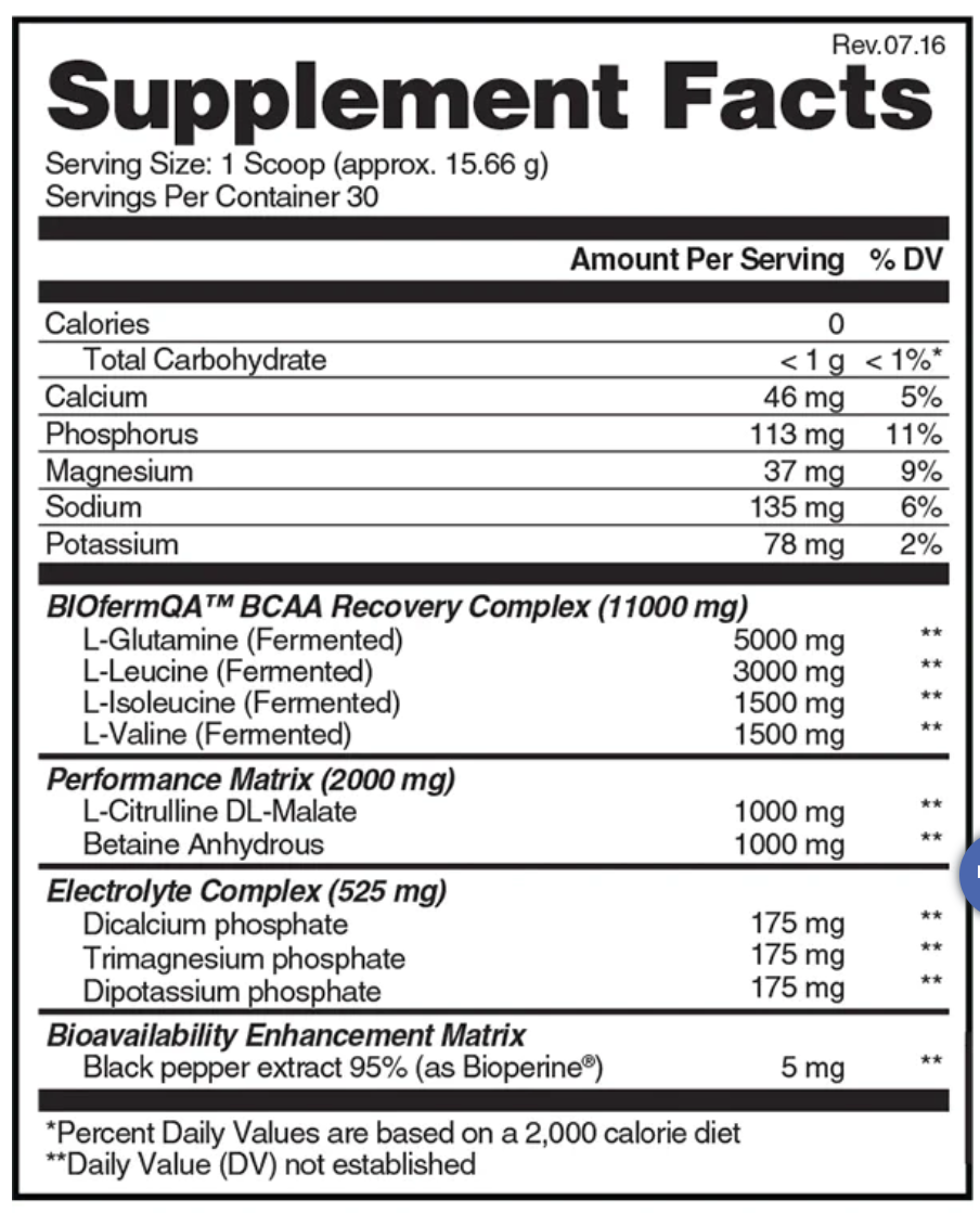 AminoJect BCAA