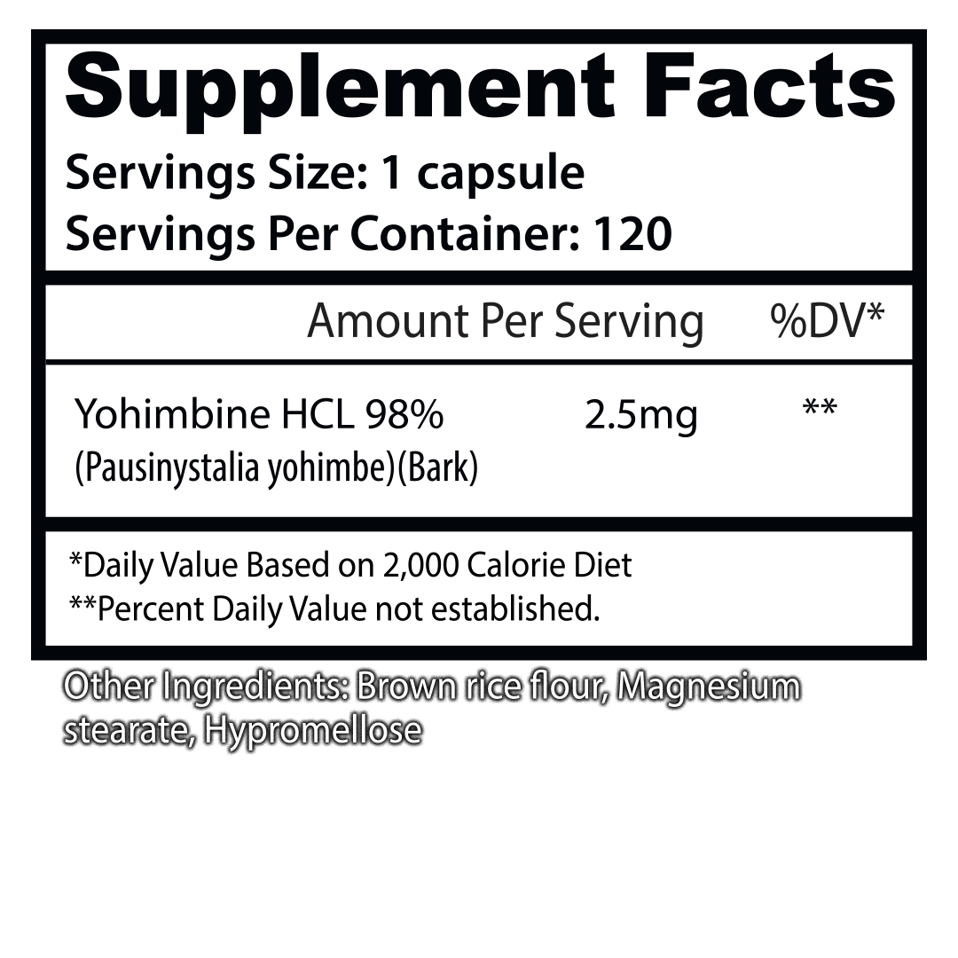 Yohimbine HCL by Insane Labz