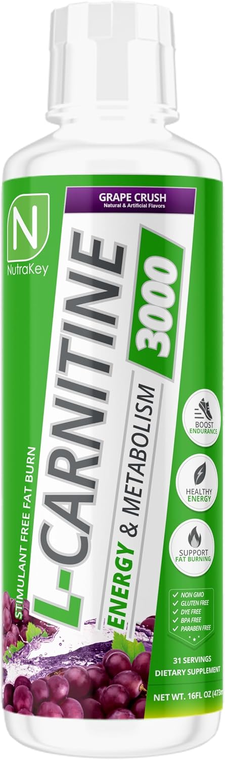 NutraKey Liquid L-Carnitine 3000mg