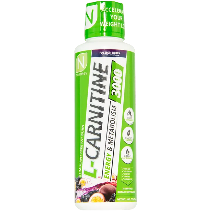 NutraKey Liquid L-Carnitine 3000mg